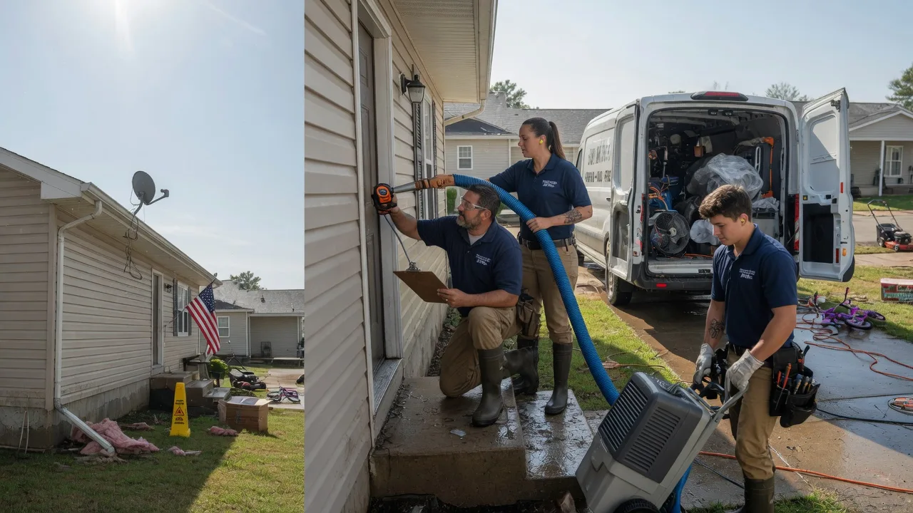 Ceiling Water Damage Restoration in Loco, OK near me